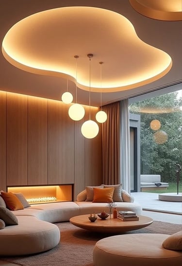 led aydınlatmalı asma tavan uygulaması