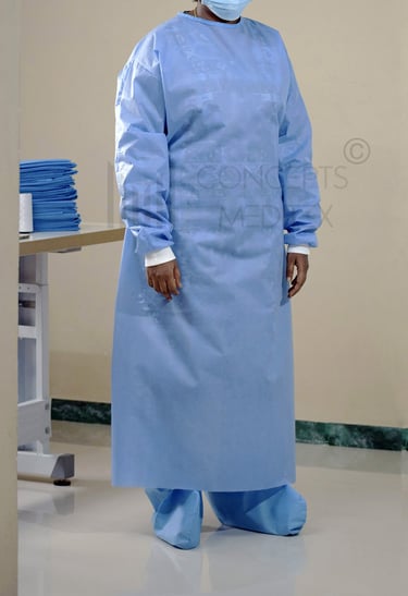 PP SMS surgical gown