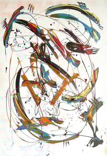 Contemplation : Série Mont Noir Artiste Tiwan art contemporain abstrait 