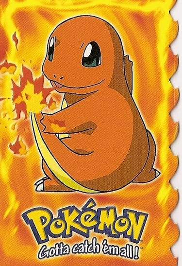 E4 Of E12 Chamander Topps Pokémon The First Movie Die Cut