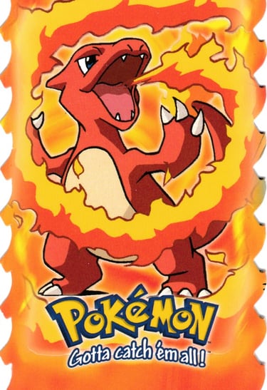 E5 Of E12 Charmeleon Topps Pokémon The First Movie Die Cut
