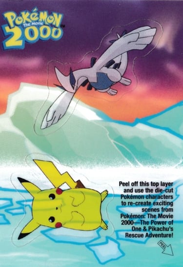 Stickers 4 of 10 Topps Pokémon The Movie 2000 front