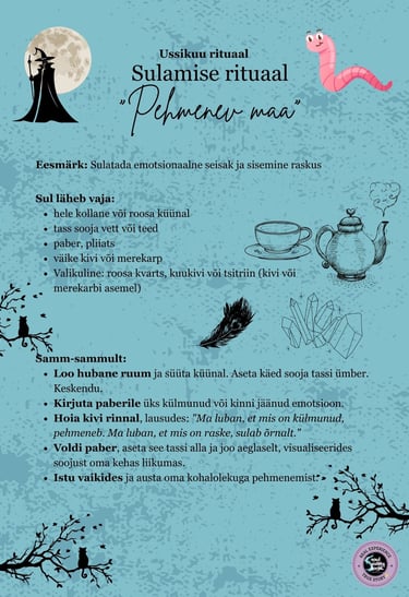 Ussikuu rituaal Sulamise rituaal Soul Sisters Tarot