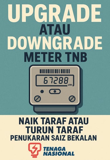 UPGRADE ATAU DOWNGRADE METER TNB