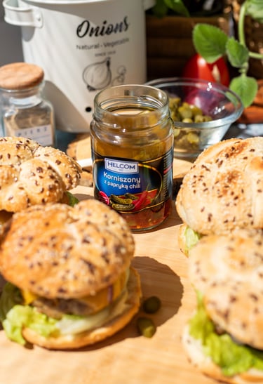 a table with a variety of food items on it UGC
