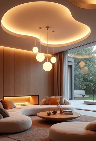 led aydınlatmalı asma tavan uygulaması