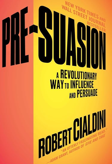 Pre-Suasion Book