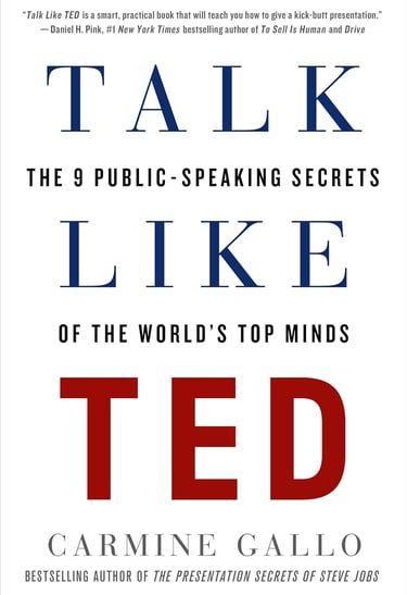 Talk Like TED Book