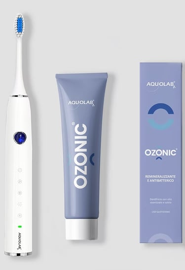 Cuidado adicional implantes dentales: cepillo sónico y dentífrico con ozono hygiene-precision.com