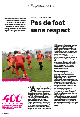 Article sur le respect dans le football