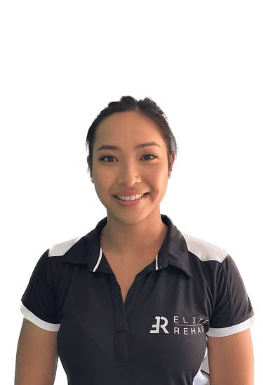 a woman in a black shirt and white shirt