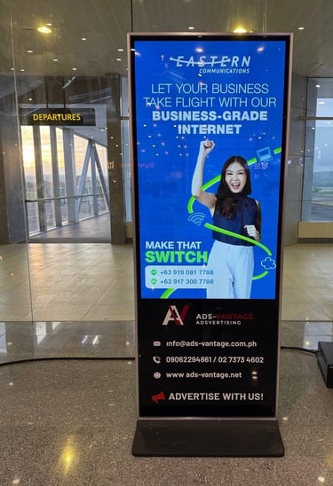 alt="airport advertising in the Philippines"