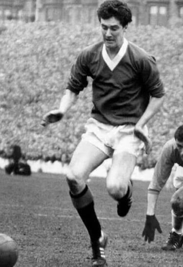 Jim Baxter black & white image