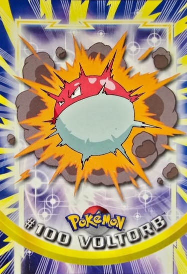 100 Voltorb Topps Pokémon series 2 US