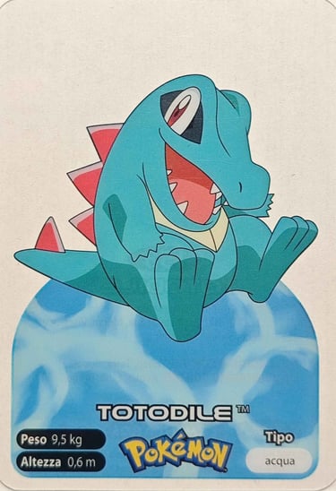 158 Totodile Lamincards spécial édition