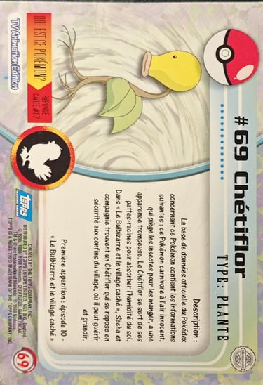 Chetiflor topps série 1