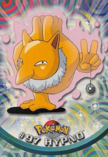 97 Hypno Topps Pokémon series 2 us