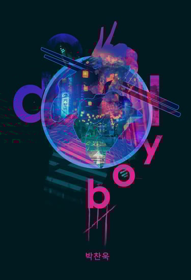 a poster of a bowl of noodles with chopsticks and chopsticks