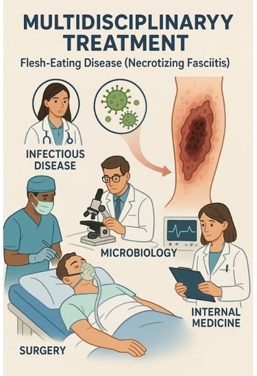 ๐ฆ Multidisciplinary Treatment: Flesh-Eating Disease (Necrotizing Fasciitis) ๐ฅ๐ฌ