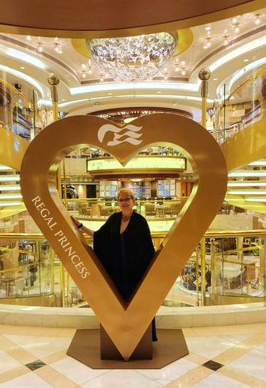Lady behind the Regal Princess Heart