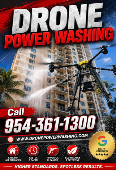 drone power washing fort lauderdale fl