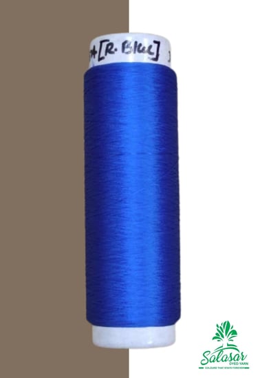 600 Soft Polyester Bright Lichi Dyed Yarn