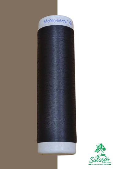 80 Polyester Lichi Dyed Yarn