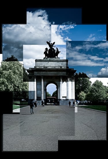 A massive joiner composition of Hyde Park Corner