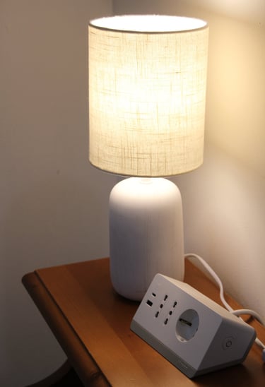 lodgings in sadinia a bed lamp with usb plugs 