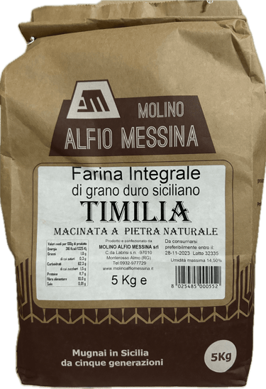 Farina Integrale di Timilia grano duro Siciliano