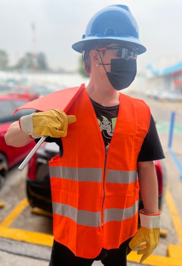 Chaleco de nylon con reflejante para trabajo industrial y protección personal EPP - Tienda Mirsi