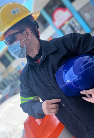 Cascos de seguridad para trabajo industrial y protección personal EPP - Tienda Mirsi