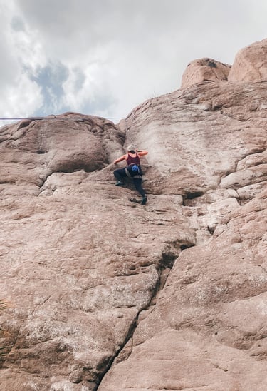Climbing in Arequipa, Peru