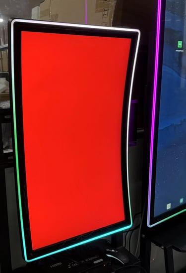 Beautiful & Attractor Halo Surround for 4k c curved touch screen