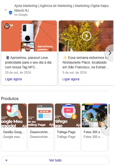 Serviço completo e personalizado para gerenciar e otimizar o Google Perfil de Empresa 