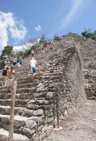mexico coba nohoch mul pyramid