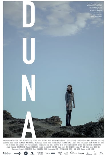 a woman standing on a hill with a blue sky in the background, dany campos, film, spain, Duna