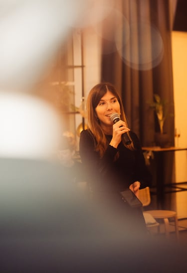 Discours durant une soiréed'entreprise