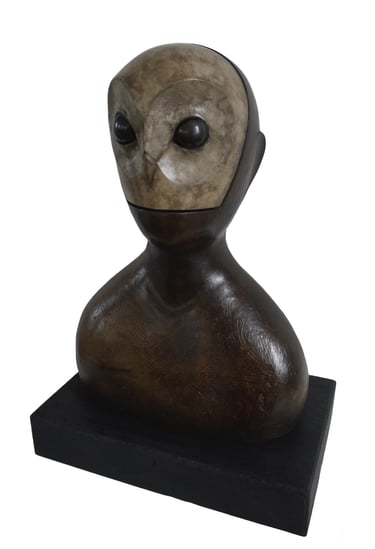 Bronze Sculpture I On U By Mark Richard Hall