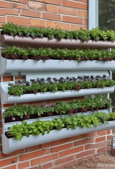 Installing a Repurposed Gutter Garden System