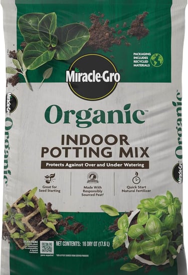 Miracle-Gro Organic Indoor Potting Mix
