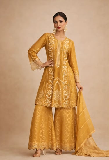 Gota Kalidar Sharara Set