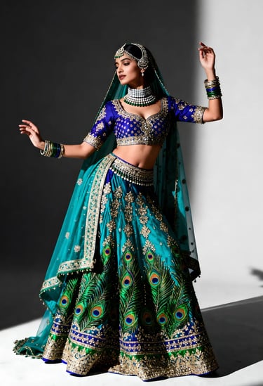 Mayur Raga Lehenga