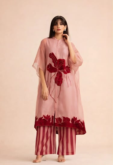 Tulip Placket Kurta Set