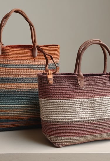 Les Créations de Lounie Les sacs en trapilho