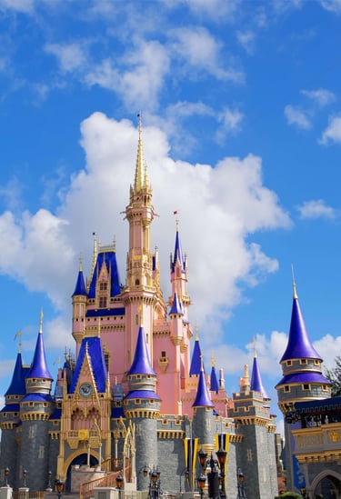 Cinderella Castle in Magic Kingdom at Walt Disney World in Florida