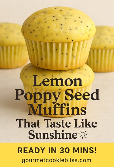lemon poppy seed muffins bakery style