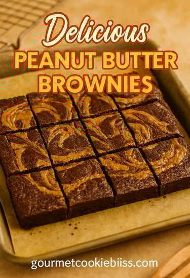 Delicious Peanut Butter Brownies