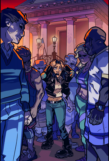 Too Sweet to Eat Issue 03 cover – Laura faces dark visions and rising danger in the South