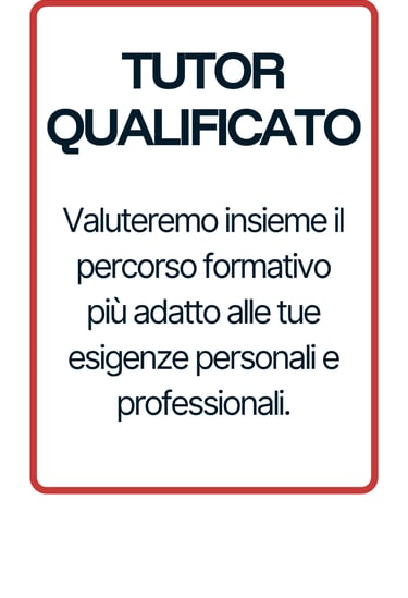 Card Tutor Qualificato Polo Didattico ID&M